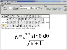 Imagen MathWriter 4.3