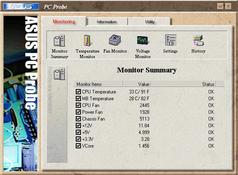 Imagen ASUS PC Probe 2.23.04