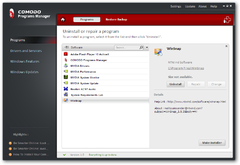 Image Comodo Programs Manager 1.3.2.30