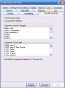 Imagen Microsoft OpenType Font File Properties Extension 2.30