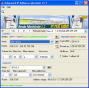 Image Advanced IP Address Calculator 1.1