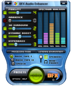 Imagen DFX (Winamp) 9.3