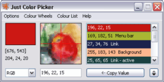 Image Just Color Picker 2.5