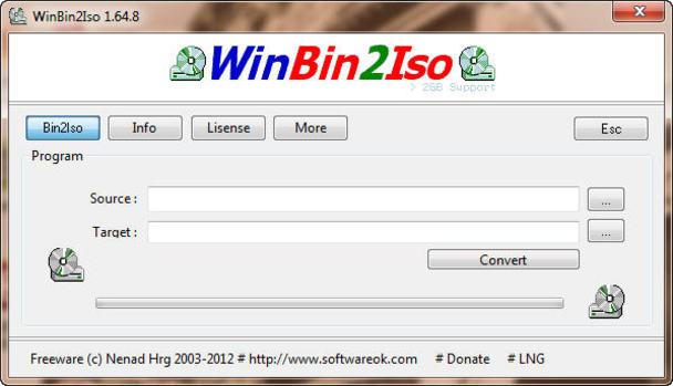 WinBin2Iso 6.21 for android download