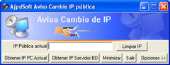 Image AjpdSoft Aviso Cambio IP pública 3.3.9.552