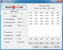 Imagen ThrottleStop 9.2