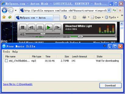 free myspace music downloader online