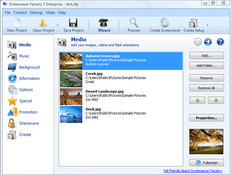 Imagen Screensaver Factory 6.7