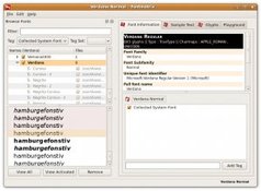 Imagen Fontmatrix 0.6.0