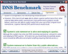 Imagen DNS Benchmark 0.0.3816