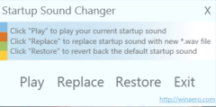 Image Startup Sound Changer 1.0