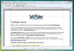 Imagen TextMaker Viewer 2010.591