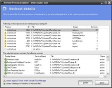 Imagen Svchost Process Analyzer 1.1.0.44