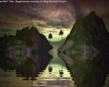 Imagen Touch the Moon Clock Screensaver