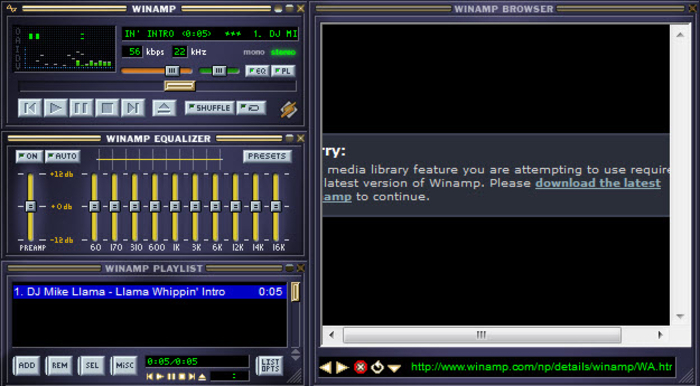 classic winamp download