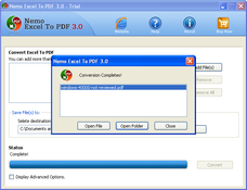 Imagen Nemo Excel To PDF  3.0