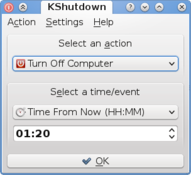 Imagen KShutdown 2.0 Beta 4