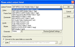 Imagen Alive 3GP Video Converter 1.2.6.8