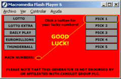 Imagen Lotto Number Generator 1.0