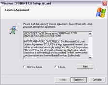 Imagen Microsoft Sasser A-F Worm Removal Tool 4.0