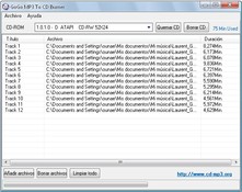 Image GoGo MP3 to CD Burner 1.0