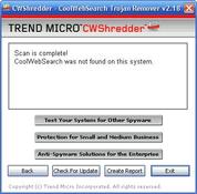 Image Trend Micro CWShredder 2.19