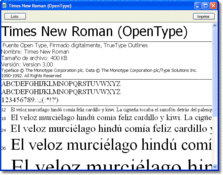 Image FastFontPreview 3.0.1