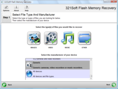 Imagen 321Soft Flash Memory Recovery 5.0.10