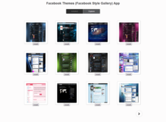 Imagen Facebook Themes (Facebook Style Gallery) 5.0.7 (Chrome)