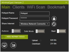 Image WinHotSpot (Virtual WiFi Router) 2