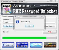 Image Appnimi RAR Password Unlocker 2.3