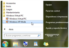 Imagen Windows XP Mode 