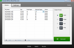 Imagen Convert PDF to Word Plus 1