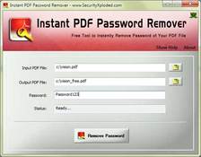Imagen Instant PDF Password Remover 3.0