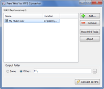 Imagen MP3 to WAV Converter 1.0