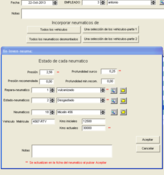 Imagen software control de llantas 2014