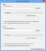 Image Backup Thunderbird 