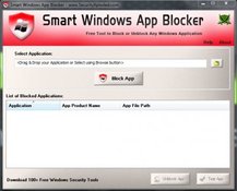 Imagen Smart Windows App Blocker 1.0