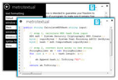Imagen Metro textual 1.2.0.0