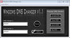 Imagen Windows DNS Changer 1.1