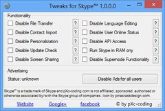Imagen Tweaks for Skype 1.0.0.2