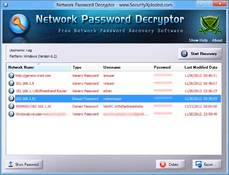 Imagen NetworkPasswordDecryptor 1.0
