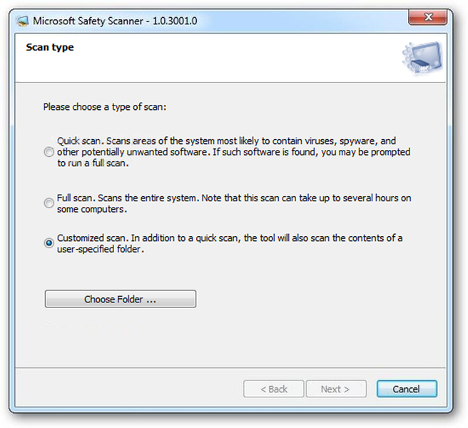 microsoft safety scanner on usb microsoft safety scanner on usb