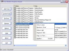 Imagen Free Window Registry Repair Portable 1.8