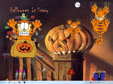Imagen Garfield Does Halloween Desktop Theme 1.0