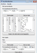 Imagen AsciiNickBuilder 1.04.2