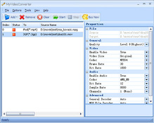 Imagen MyVideoConverter 3.14