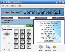 Imagen Net2Phone CommCenter 2.1