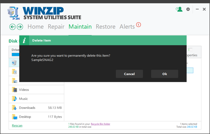WinZip System Utilities Suite 3.19.1.6 download the last version for android