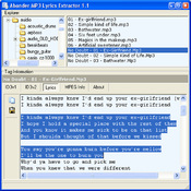Imagen Abander MP3 Lyrics Extractor 1.1